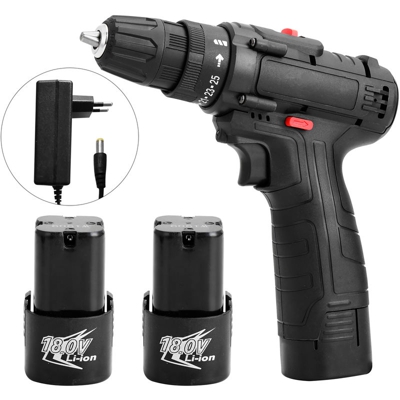 18V multifunzionale elettrico ad impulsi a batteria Drill-alta potenza Tools Batteria al litio ricaricabile senza fili a mano Trapani casa fai da te