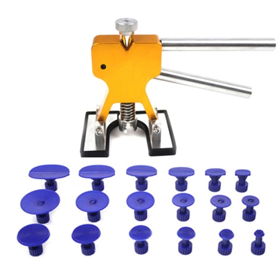 Depressione Depressione riparazione auto strumento di disegno di aspirazione tirando pastiglie ventosa auto ammaccatura kit di riparazione oro