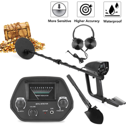 Facile da installare il metallo suono dell'allarme detector tenuto in mano portatile spedito senza batteria pala GTX4030 cuffie + - ASUPERMALL precio