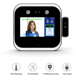 Controllo accessi e presenze Luce visibile + luce a infrarossi Supporto indossando una maschera e spazzolando il viso per misurare la temperatura en oferta