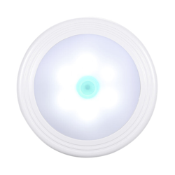 notte creativo casa luce esterna guardaroba semplice luce notturna circolare (senza nave batteria) sezione tasto bianco - ASUPERMALL en oferta