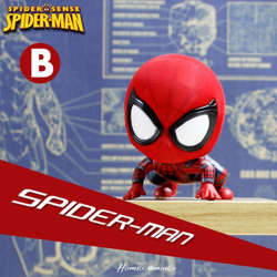 Spider-Man Q Versione Carino Styling Bambole giocattoli creativi Scuotere la testa magnetica Spiderman Action Figures - ASUPERMALL características