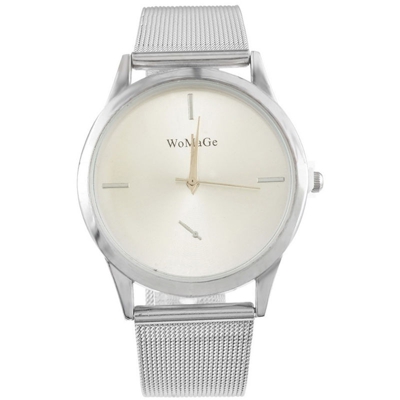 Abito Orologi Femminile orologi donne lusso del quarzo dell'acciaio inossidabile del regalo di Natale Lady Orologi da polso Elegance - ASUPERMALL