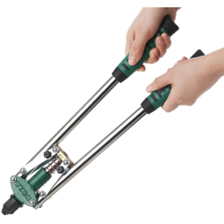 rivettatrici colore, pinze ribattino manuale 17 pollici, maniglia verde - ASUPERMALL en oferta