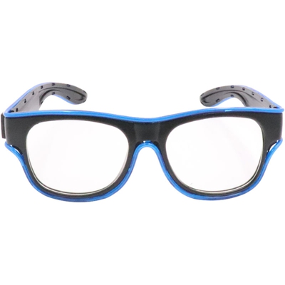 Standard LED YJ012 delle lenti degli occhiali 10 colore trasparente opzionale USB wireless bicchieri Sparkler del partito di ricarica bicchieri