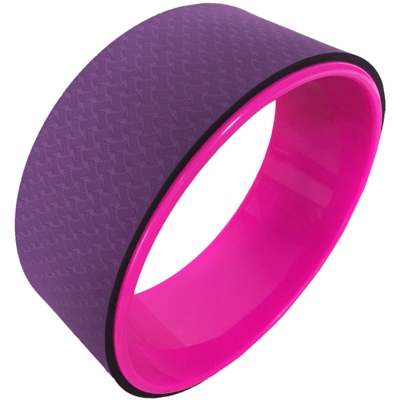 Ruota yoga 32 cm di diametro, 13 cm di larghezza, 1,5 cm di spessore, viola - ASUPERMALL