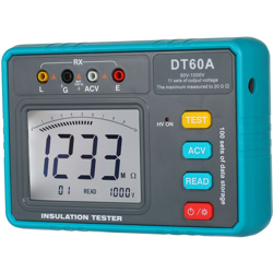 DT60A alta tensione resistenza di isolamento Tester a pile LED Digital Ohmmeter Megohmmeter Megger megameter Meter resistenza per 1M-20G - ASUPERMALL en oferta