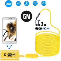 linea dura gialla wifi cellulare F130 endoscopio impermeabile sonda 8 millimetri 5M - ASUPERMALL características