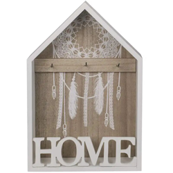 Porta Chiavi Armadietto Appendichiavi in Legno Per Casa Home Bianco 30x20 Cm - LGVSHOPPING características