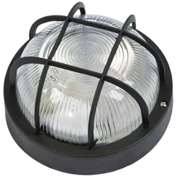 APPLIQUE DA ESTERNO VETRO LAMPADA DA PARETE SOFFITTO MURO IP44 Ø 19CM ATTACCO E27-Bianco - GREENLIGHT precio