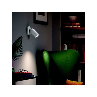 Philips Consumer Spot Pongee Faretto Singolo Attacco Gu10 In Metallo Colore Bianco 5058131Pn