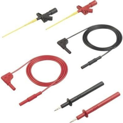SKS Hirschmann MMS 2030 KIT puntali di sicurezza [Spina a banana 4 mm - Spina a banana 4 mm] 1.00 m Nero, Rosso precio