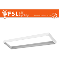 cornice per pannello led egde-lit 120x30 cm bianco lif flsurpp30x120 - FSL precio
