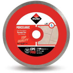 RUBI, Mola diamantata CPC na 180 al Ã180mm per gres porcellanato características