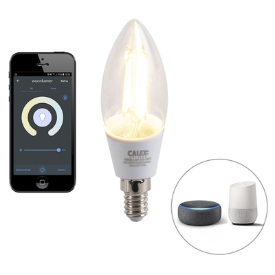 Calex Lampadina LED E14 450lm 1800-3000K dimmSmart