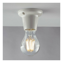 Intec - PORTALAMPADE A PARETE E27 BIANCO precio