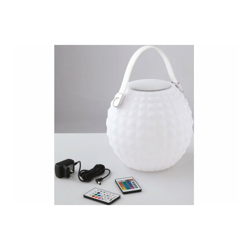 Lampada Portatile Led Geco Dj Bianca 3W 180Lm Rgbw Ip44 Con Telecomando 25,5X23,5Cm - INTEC características