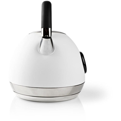Bollitore Elettrico 1.8L Soft-Touch Filtro Rimovibile 2200W Bianco - NEDIS