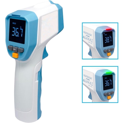 Uni-t - TERMOMETRO DI PRECISIONE A INFRAROSSI SENZA CONTATTO LED E ALLARME SONORO ?37.2°C