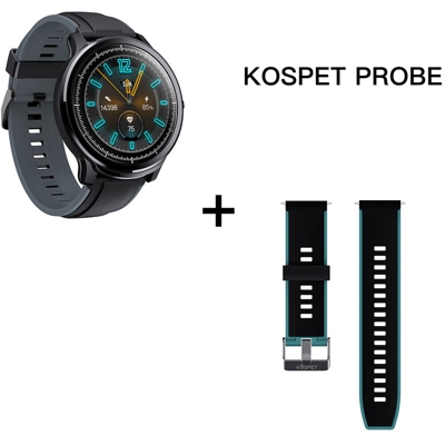 SONDA intelligente vigilanza dello schermo IPS rotonda Full Touch 1.3 pollici Sanita Sport intelligente Dual Watch Colorful Cinturino del silicone