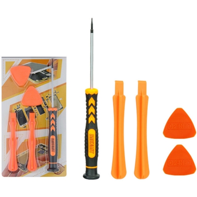 Jakemy - Kit 5 in 1 cacciavite smartphone ripara smonta iphone esagonale jakemi 8145