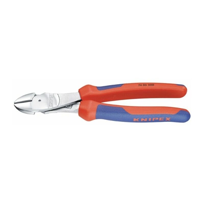 KNIPEX Fresa lato potenza cromata con manicotti multicomponente 250 mm
