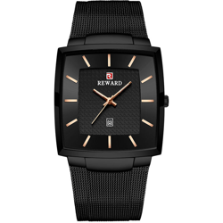 Reward - RICOMPENSA RD62009M Movimento al quarzo uomini della vigilanza 3ATM impermeabile Luxury Business semplice orologio da polso ultra sottile características