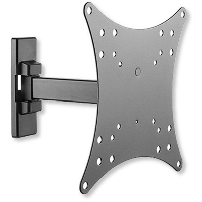 Techly Supporto a muro per TV LED LCD 23 - 42'' inclinabile 2 snodi nero