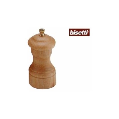 Bisetti Macinapepe Legno Naturale 10cm