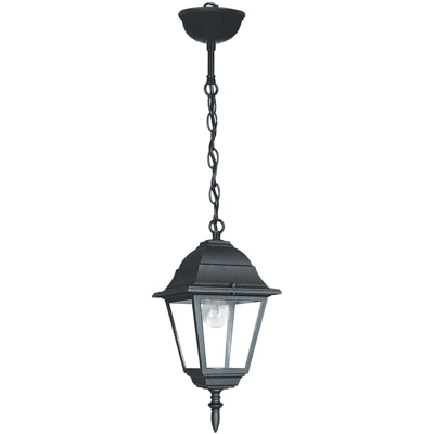 Lanterna sospesa nera a tenuta stagna ROMA - GT LUCE