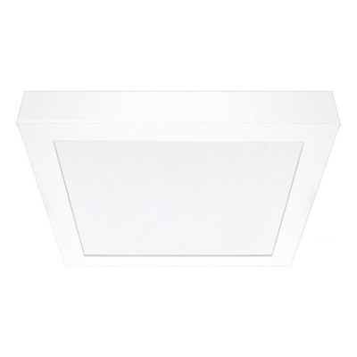 Plafoniera quadrata Led 18W 3K 1350 lumen bianco 2216941000 - Fosnova