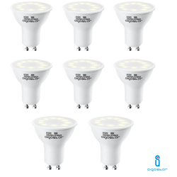 Lampadina Led Gu10 9W 3000K Bianco Caldo A+ 630Lm 120° Fascio Ampio Aigostar 8 Pezzi precio