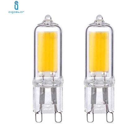 Lampadina Led G9 3W 300Lm Luce Bianco Freddo 6500K A+ Vetro No Alogena Aigostar 2 Pezzi