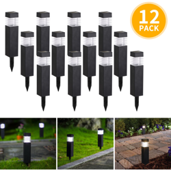 Luce Led Solare Da Giardino 6500K Lampioncino Picchetto Paletto 4 Pezzi - AIGOSTAR precio