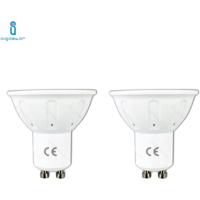 Lampadina Led Gu10 4W 3000K Bianco Caldo A+ 240Lm 120° Fascio Ampio Aigostar 2 Pezzi