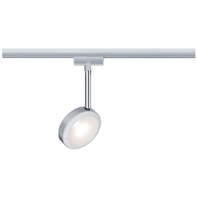 Paulmann Discus Spot Led 5.5W Dimmerabile Luce Calda 2700K Colore Cromo Opaco Per Sistema Binario Urail 968.91