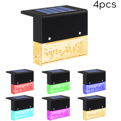Segnapasso solare IP55 luce calda + RGB 4PCS - ASUPERMALL características