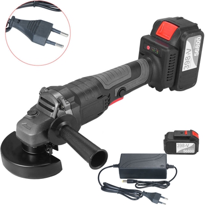 18V Brushless Angle Grinder Strumento di 100 millimetri a velocita variabile 4.0Ah agli ioni di litio elettrico cordless macchina per la