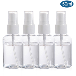 4 Confezione 50ml Belle atomizzatore bottiglie trasparenti vuote dello spruzzo di profumo bottiglia di plastica Contenitore Per atomizzatore en oferta