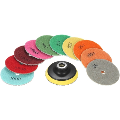 Disco abrasivo diamantato da 3 pollici per dischi da 10 pezzi +1 M10 - ASUPERMALL