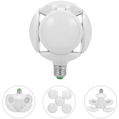 Luce di emergenza AC / DC LED Garage luci deformabile 40W Basement luci E26 E27 / LED lampadina del soffitto di illuminazione Daylight Lampade con 4