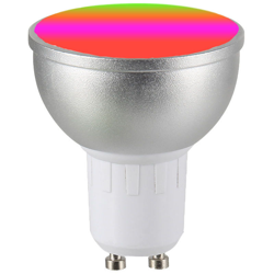 Lampadina LED, controllo APP per smartphone, AC85-265V 6W, base GU10, IP20 impermeabile, adatto per KTV / club / bar - ASUPERMALL precio
