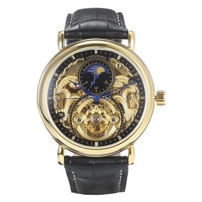 modo degli uomini di lusso Hollow Orologio Classic Charm orologio meccanico automatico - Forsining