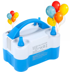 Balloon pompa pompa elettrica con due fori da giocare pompa portatile piccola blu gonfiabile palloncino di gonfiaggio dei consumatori - ASUPERMALL características