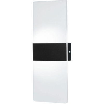 Parete AC85-265V LED si illumina bianco 6500K 29 * 11 Black box lato 6W - ASUPERMALL