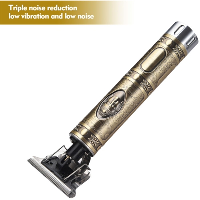 Hair Clipper T-Blade elettrico Clipper Set, professionale Baldheaded regolatore dei capelli per gli uomini, USB elettrico ricaricabile di taglio di