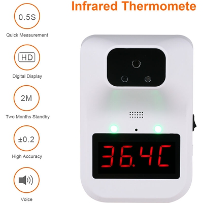 Intelligente tre installazione infrarosso termometro valore della temperatura di allarme due alimentazione  - ASUPERMALL