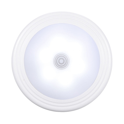 Creativo semplice casa luce circolare magnetica attrazione notte ovunque all'aperto guardaroba luce posta di notte (senza nave batteria) tocco comma