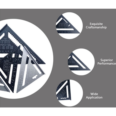 7 pollici set pollice quadrato (alluminio) - ASUPERMALL