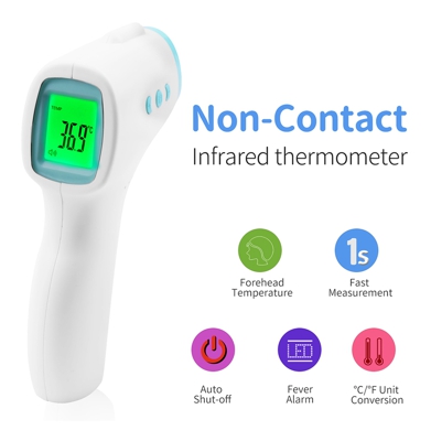 Termometro a infrarossi senza contatto senza batteria - ASUPERMALL